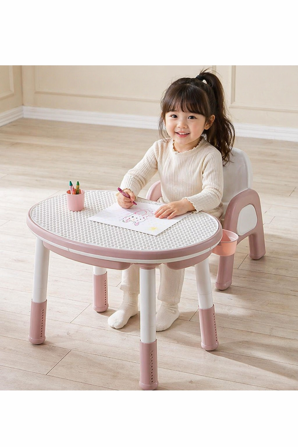 𝐊𝐢𝐝𝐬 𝐌𝐮𝐥𝐭𝐢𝐟𝐮𝐧𝐜𝐭𝐢𝐨𝐧𝐚𝐥 𝐀𝐜𝐭𝐢𝐯𝐢𝐭𝐲 𝐓𝐚𝐛𝐥𝐞 𝐚𝐧𝐝 𝐂𝐡𝐚𝐢𝐫 𝐒𝐞𝐭 𝐰𝐢𝐭𝐡 𝐁𝐮𝐢𝐥𝐝𝐢𝐧𝐠 𝐁𝐥𝐨𝐜𝐤 𝐒𝐮𝐫𝐟𝐚𝐜𝐞